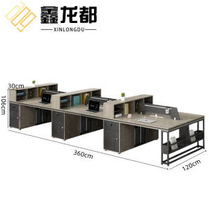 鑫龙都屏风工位桌