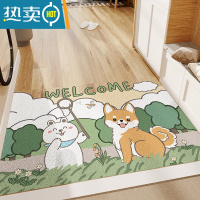 敬平入户门丝圈地垫家用大门口蹭土刮尘脚垫子室外进门防滑可裁剪地毯防滑垫