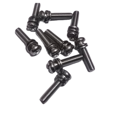 幸庭 半圆头十一字三组合螺栓 M6*25mm 个