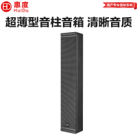 惠度(HuiDu)L2212专业超薄会议壁挂音柱钕磁高品质单元扬声器多功能厅会议音响