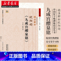 [正版]书店 欧阳询九成宫醴泉铭 精准解析张鹏涛 楷书毛笔字帖书法 毕云扬湖北教育出版社图书籍