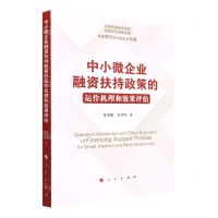 [N]中小微企业融资扶持政策的运作机理和效果评估-9787010248813