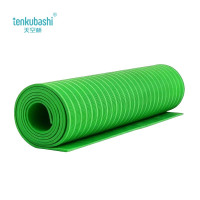 天空桥 绝缘胶垫 绿色条纹10mm*1m*5m 卷