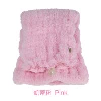 日本双层加厚超吸水干发帽成人女儿童公主擦头发速干可爱包头毛巾 三维工匠 璀璨黄