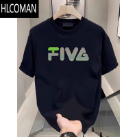 HLCOMAN夏季新款短袖t恤高级百搭宽松半袖ins韩版男女学生休闲帅上衣