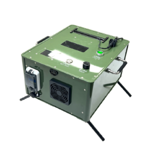 伟泽系流 AF-G1-70M型系留供电箱主要为系留无人机提供有线供电、信息传输及线缆收放功能