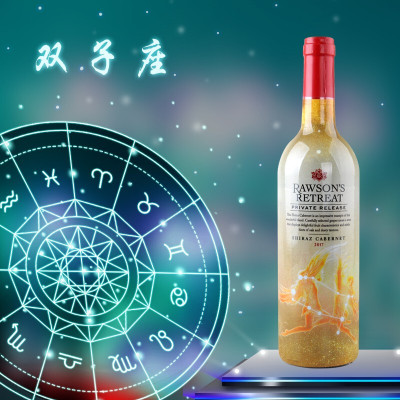红酒 进口葡萄酒 洛神山庄 私家臻藏十二星座 750ml 双子座