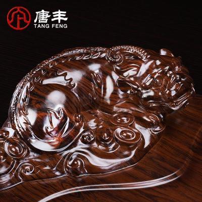 家柏饰(CORATED)功夫茶盘自动电磁炉四合一体茶台家用整块茶托大号简约茶海