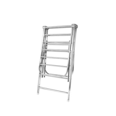 加宽不锈钢晾衣架折叠落地架