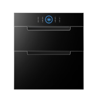 容声消毒柜嵌入式家用热风循环大容量二星级餐具碗筷厨房高温紫外线母婴镶嵌式全不锈钢消毒碗柜 二星级 145L 全不锈钢[热