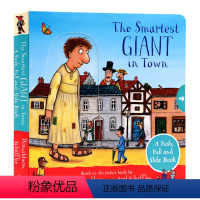 [正版]城里美丽的巨人机关操作书 英文原版绘本The Smartest Giant in Town儿童启蒙图画纸板书