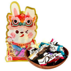 Dove德芙巧克力丝滑牛奶榛仁果粒麦芽白巧黑巧散装兔年结婚庆喜糖多味35颗