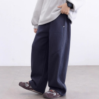 男童运动裤卫裤新款秋冬加绒加厚儿童中大童男孩初中生长裤潮