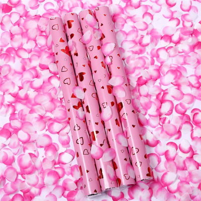 米魁婚庆用品礼炮喷彩带礼花筒结婚婚礼庆典手持花筒开业花瓣雨礼花炮