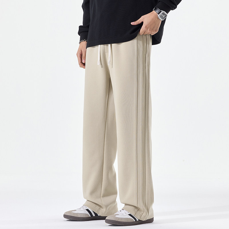 男士休闲裤直筒卫裤宽松休闲运动裤时尚百搭潮流2026夏季男裤