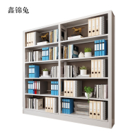鑫锦兔钢制置物架图书馆单双面书店阅览室货架档案架资料架单面一列二