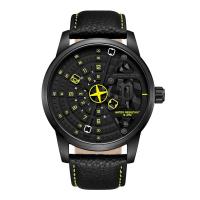 POLICE 男款欧美腕表石英表黑盘潮流碳纤维男士都市休闲腕间潮品