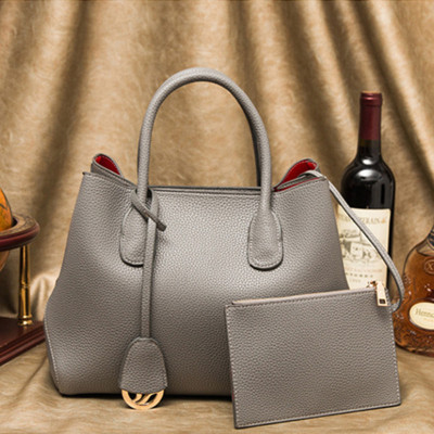 梵蒂加(VENTIGA)新款TT-15310真皮铂金包荔枝纹牛皮女士手提包单肩包斜挎包欧美时尚女包