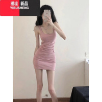 YIBUSHENG纯欲风修身显瘦吊带背心连衣裙女2024季新款钓系约会裙包臀短裙