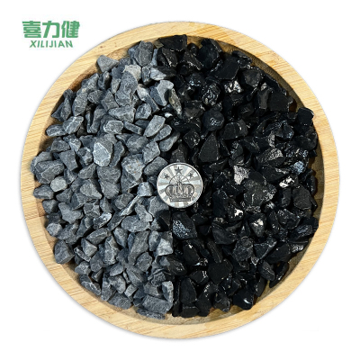 喜力健 水洗黑色砾石 1*2CM-黑灰色 袋