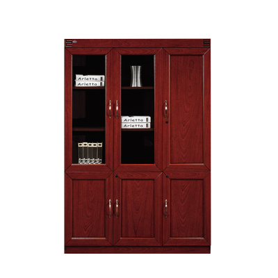 中豫鑫泽 ZYXZ4052415木质文件柜油漆贴木皮资料柜书柜 三门