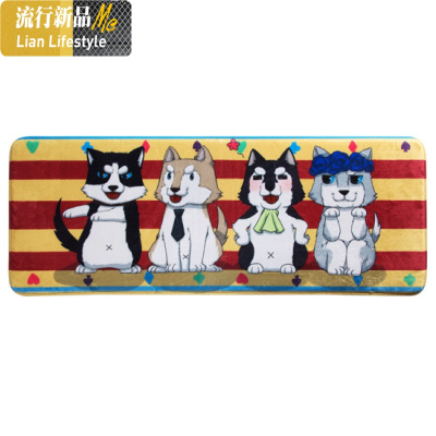 客厅加厚地垫卧室地毯垫子 厨房脚垫垫浴室防滑垫脚踏垫 三维工匠