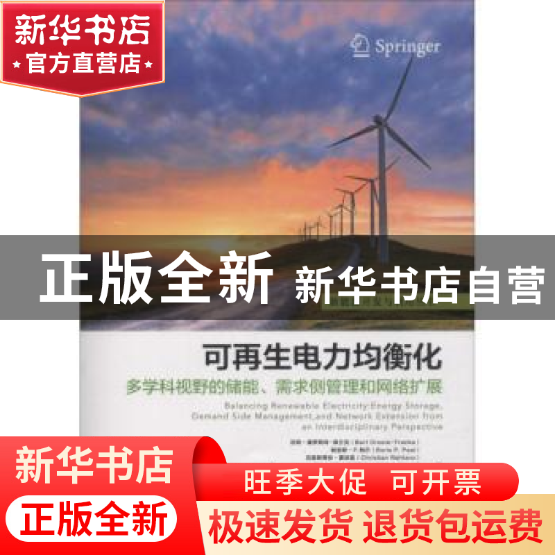 正版 可再生电力均衡化:多学科视野的储能、需求侧管理和网络扩展