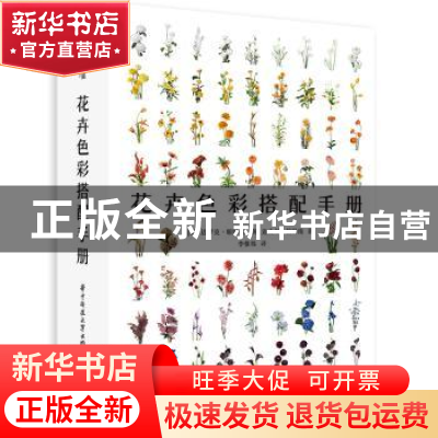 正版 花卉色彩搭配手册 达罗克·帕特南 华中科技大学出版社 97875