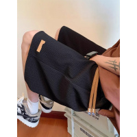 夏季新款美式短裤男潮牌薄款设计感小众宽松大码运动裤_1_412