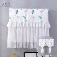 空调防尘罩空调罩套挂式挂机防直吹月子罩遮风挡风罩开机不取 火烈鸟 宽92×厚20×高90cm(适合85-92cm以内)