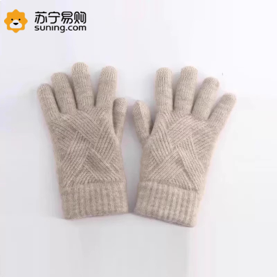 日式手套冬季五指针织触屏全指加厚男女骑行手套保暖毛线手套3759ZZ