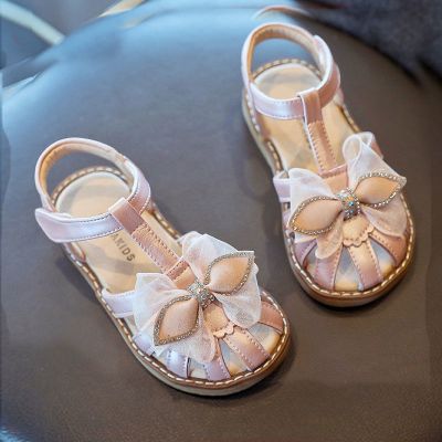 女童鞋子2021新款夏季包头凉鞋儿童软底防滑公主韩版中大童网红鞋聿垣格