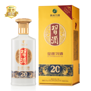 贵州 習酒 精粮酿造 金质53度 500ml单瓶装 酱香型白酒