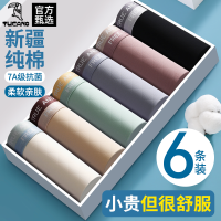 啄木鸟2025新款男士名牌内裤男款平角裤衩正品高档纯棉官方旗舰店