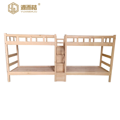 源而桔 实木上下床四人位加步梯1000*2000mm/套
