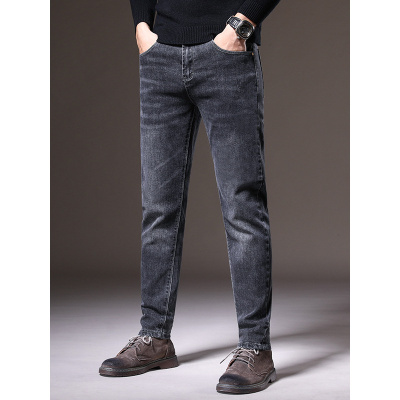 新塘小脚牛仔裤男款重工经典时尚修身百搭弹性休闲简约长裤秋冬