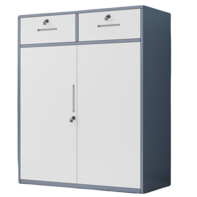 景福达矮柜二斗下节灰白90*40*109cm台