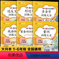 [正版]小学生词语积累大全训练重叠词量词多音字近义反义形近成语一年级二年级三aabb语文abab基础字词专项带拼音笔记
