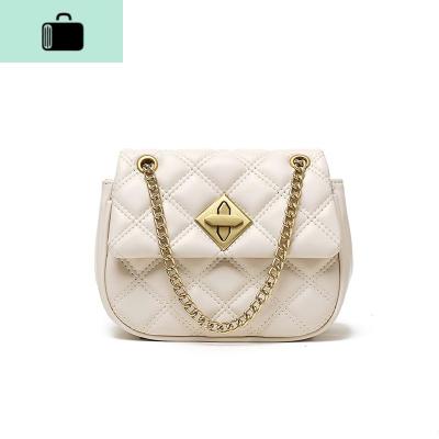 2020新款清新质感皮菱格斜挎包网红女包NEW LAKE女斜挎包