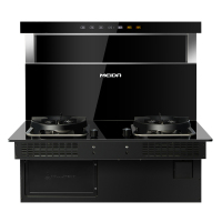 美大(MEIDA)嵌入式集成灶分体式F1Pro(2201H) 抽油烟机 燃气灶烟灶联动安装厨房烟灶套餐 挥手智控 天然气