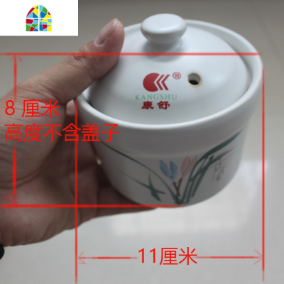 陶瓷小型砂锅专石家用燕窝汤锅煲汤蒸盅迷你汤煲宝宝汤盅 FENGHOU 白色400ML136#400ML比较小