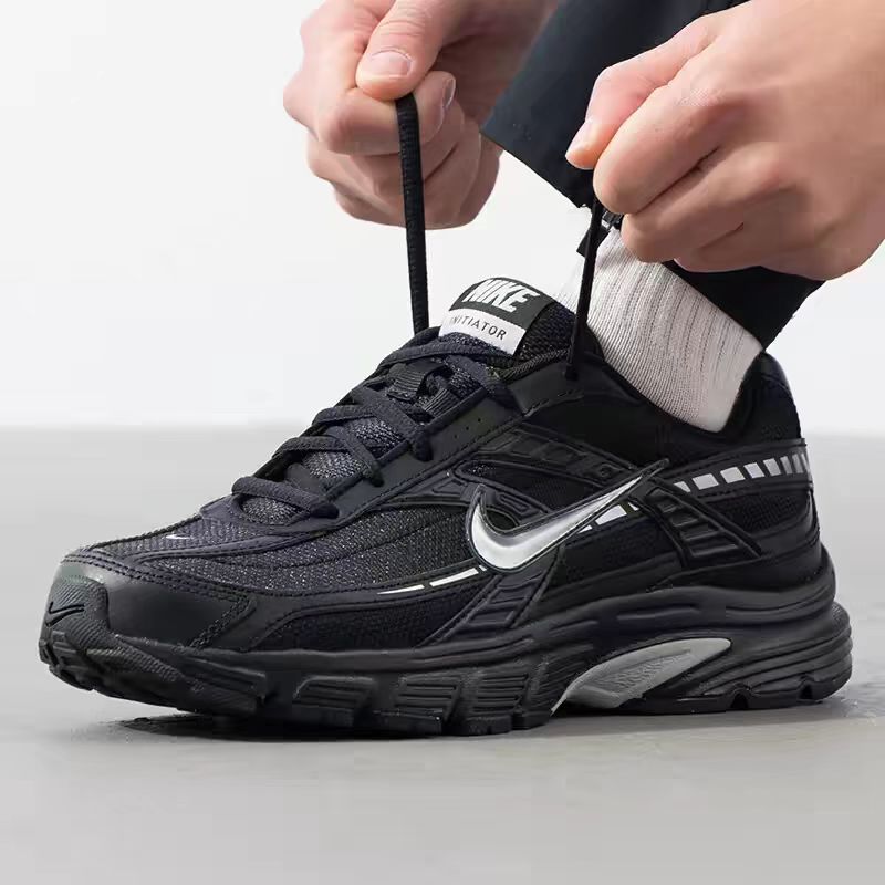 Nike耐克男鞋春INITIATOR黑银运动鞋复古老爹鞋跑步鞋IB4595-001 39