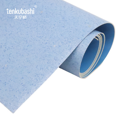 天空桥 阻燃地板 蓝色碎石纹2.0mm 平方米