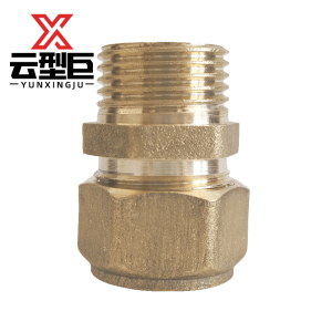 云型巨 铝塑管外丝直接 铝塑管水管接头太阳能暖气片配件 25*1寸 个