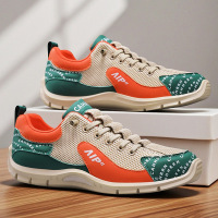 2026新款春季时尚网面运动鞋透气休闲鞋轻便跑步鞋男士板鞋阿甘鞋