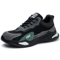 麒燕 男夏季款低帮飞织网面安全鞋009/双