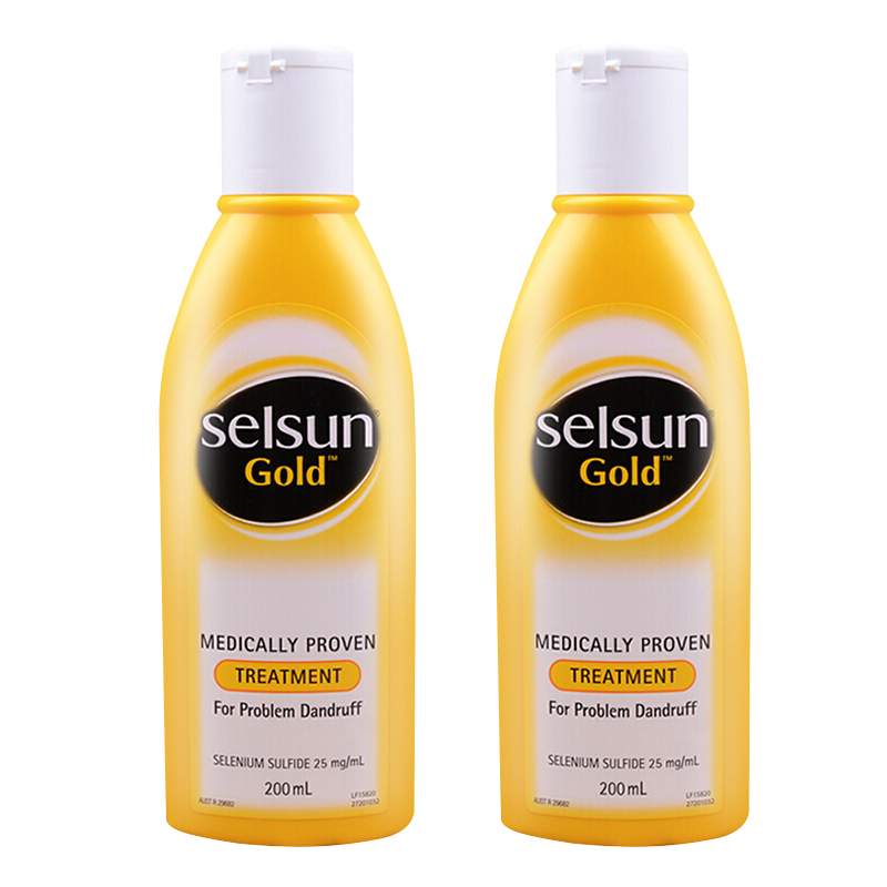 澳洲selsun gold洗发水水杨酸无硅油去屑止痒头皮藓溢脂性皮炎旅成人