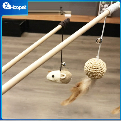 华元宠具（Hoopet）猫玩具逗猫棒带铃铛磨牙耐咬薄荷球猫猫羽毛老鼠解闷猫咪用品