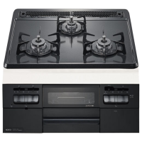 日本原装进口能率燃气灶Metal60(高配)嵌入式三眼灶煤气炉烤箱单面烤天然气N3WT5RWTQ1