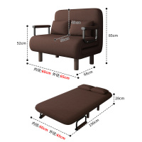 奥创黎 折叠沙发床 深咖色 张